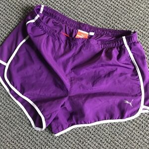 Puma Shorts Womens Medium Purple Running Outdoors Comfort Ladies